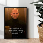andrew tate top g Motivational - wall art